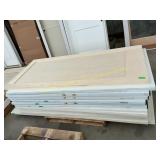 Pallet of interior and exterior doors