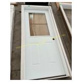 36 in exterior door with frame