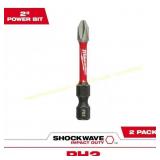 Shockwave 2-in Phillips #2 Screwdriver Bit Set 7pk