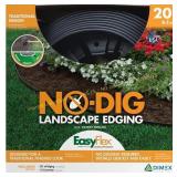EasyFlex 20 ft Plastic Black Edging Kit