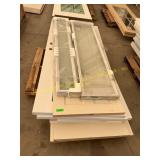 Pallet of interior and exterior doors