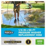 SurfaceMaxx 1/4 in. x 50 ft. M22 Hose 3200 psi