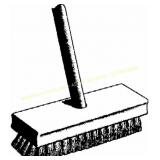 2ct DQB 11938 7-3/4 Palmyra Brush