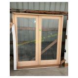 72 in double pine door