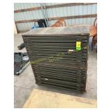 Metal storage cabinet with drawers