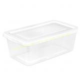 Sterilite 6 qt Clear Storage Box Stackable