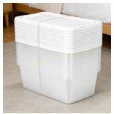 5pk Qt Clear Storage Boxes with Lids