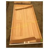 40 in pine interior double door