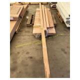 Pallet of oak trim