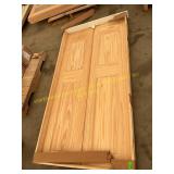 40 in pine interior double pine door
