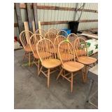 11 ct. wooden chairs