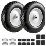 4.80/4.00-8" Flat Free Tire and Wheel, 2 pcs