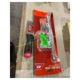 Bolt Latch & Putty Knife