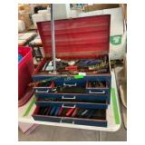 Tool box with tools