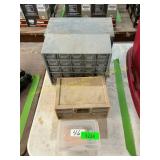 Plastic and metal organizers with hardware