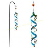 Alpine Multicolored Iron Garden Stake Spinner