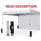 CROWN SHADES 10x10 Pop Up Canopy with Wall