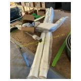 Boat trailer side roller and hardware