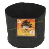 Gro Pro 8.3H x 11.8W Fabric Grow Bag Black