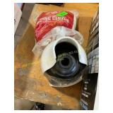 Damaged plunger, wiping cloths