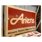 Ariens plastic sign