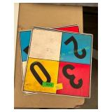 3 ct. plastic chemical signs