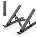 Laptop Stand for Desk, Adjustable Riser, Black