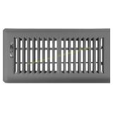 4 ct. Shoemaker 4x10 Floor Register   Storm Gray
