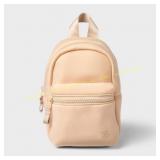 8.5" Neoprene Mini Backpack Cream