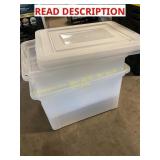 3ct Sterlite Plastic Storage Totes Various Sizes
