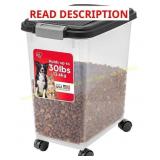 IRIS 33qt/25lb Airtight Pet Food Storage