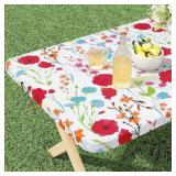 Misaya Rectangle Vinyl Tablecloth, 30x84