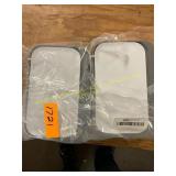 2ct white and grey tissues holders