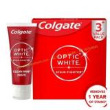 Colgate Optic White Stain Fighter Paste, 3 Pack
