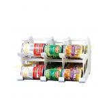 FIFO Can Tracker 30 cans, 10 24 oz, USA, White