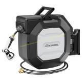 Hozereel 5/8" x 100 ft Retractable Hose Reel