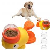 Dog Treat Dispenser Toy, Duck-Shaped Feeder