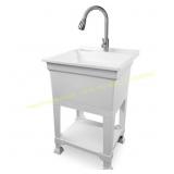 UTILITYSINKS 24" Freestanding Sink White