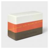 Yoga Block Tri Color - Peach Orange
