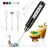 Colarlemo Milk Frother, Handheld, Black