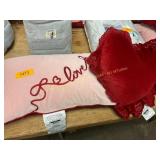 2ct Valentine throw pillows