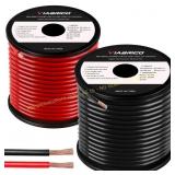 VIABRICO 8 AWG Battery Cable, 50 ft