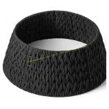 28in Woven Tree Collar - Beige Rope Skirt