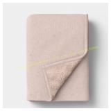 Gauze Throw with Cozy Reverse Pink - Threshold