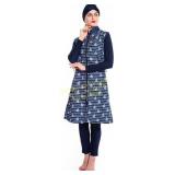 Muslim Women Burkini with Long Sleeves 4XL