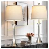 Rinweey 27.5" Silver Table Lamps Set of 2
