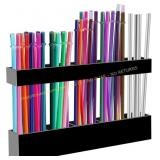 Acrylic Straw Holder for Cabinet Door (24cm)