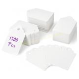 White Price Tags, Writable, 1.75x1.1, 1500 pcs