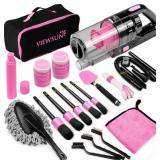 Viewsun 17pcs Car Cleaning Kit with Vacuum