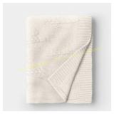 Tree Knit Throw Blanket Ivory - Threshold